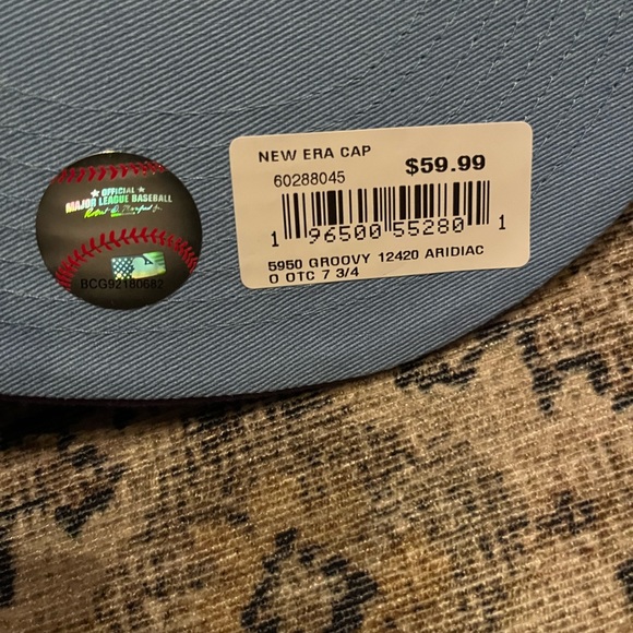 NWT New Era 59fifty Cap. Size 7 3/4 Arizona Diamondbacks 2001 world champions - Picture 2 of 9